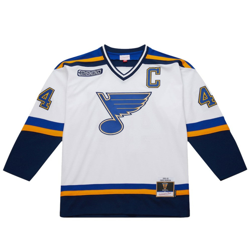 Chris Pronger St. Louis Blues 1999-00 Power Play Jersey - White - NHL