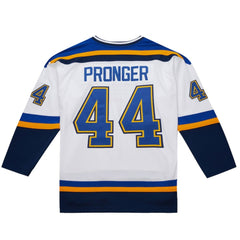 Chris Pronger St. Louis Blues 1999-00 Power Play Jersey - White - NHL