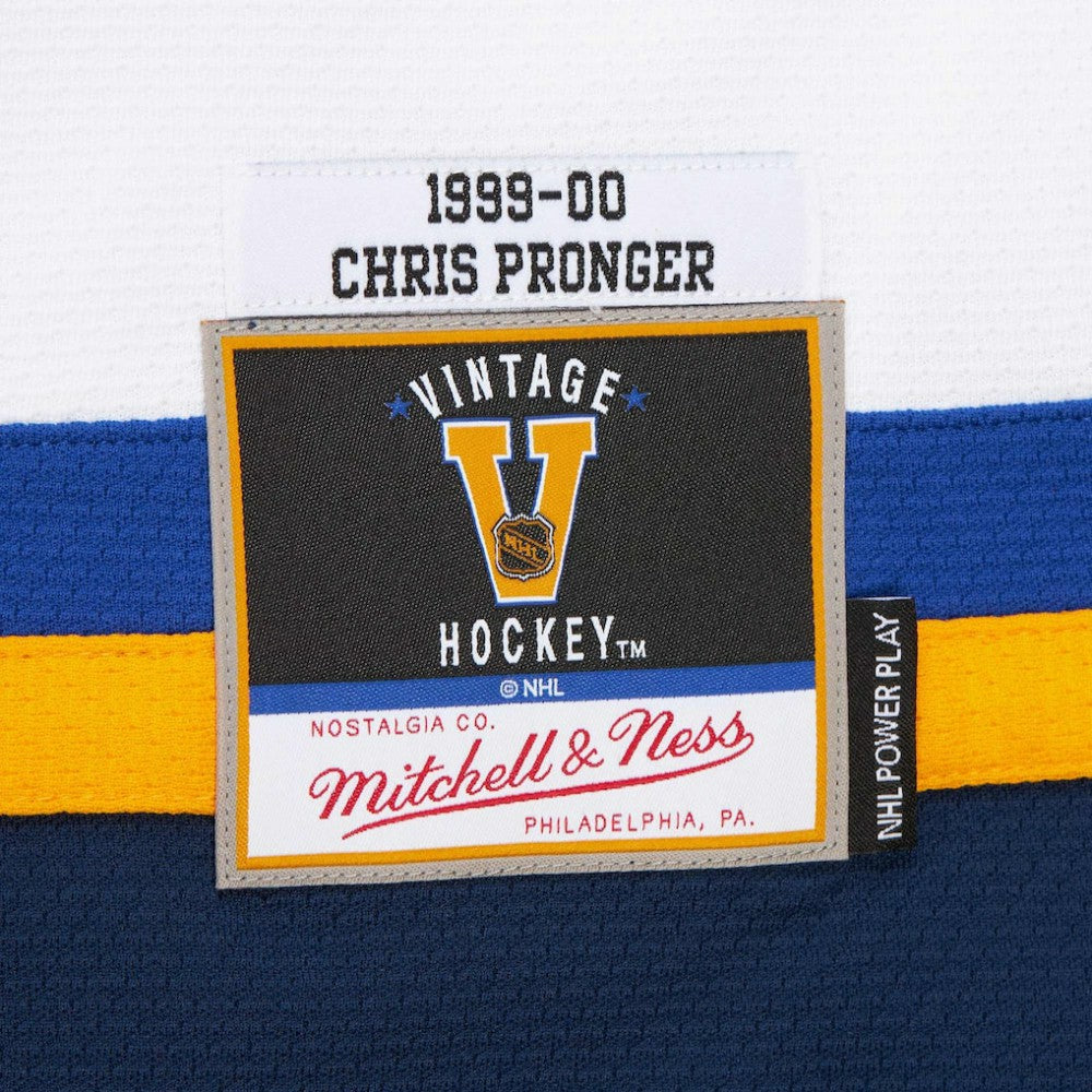 Chris Pronger St. Louis Blues 1999-00 Power Play Jersey - White - NHL