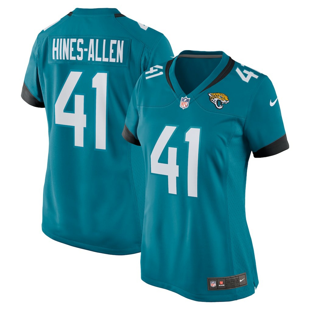 Josh Hines-Allen Jacksonville Jaguars Women's Player Game Jersey Teal | Nike for Sale