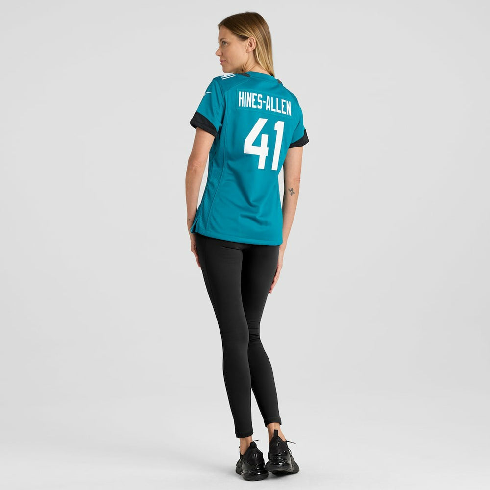 Josh Hines-Allen Jacksonville Jaguars Women's Player Game Jersey Teal | Nike for Sale