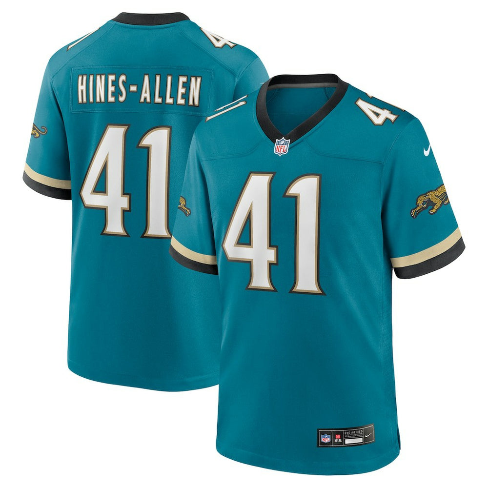 Josh Hines-Allen Jacksonville Jaguars Prowler Throwback Player Game Jersey Teal | Nike for Sale