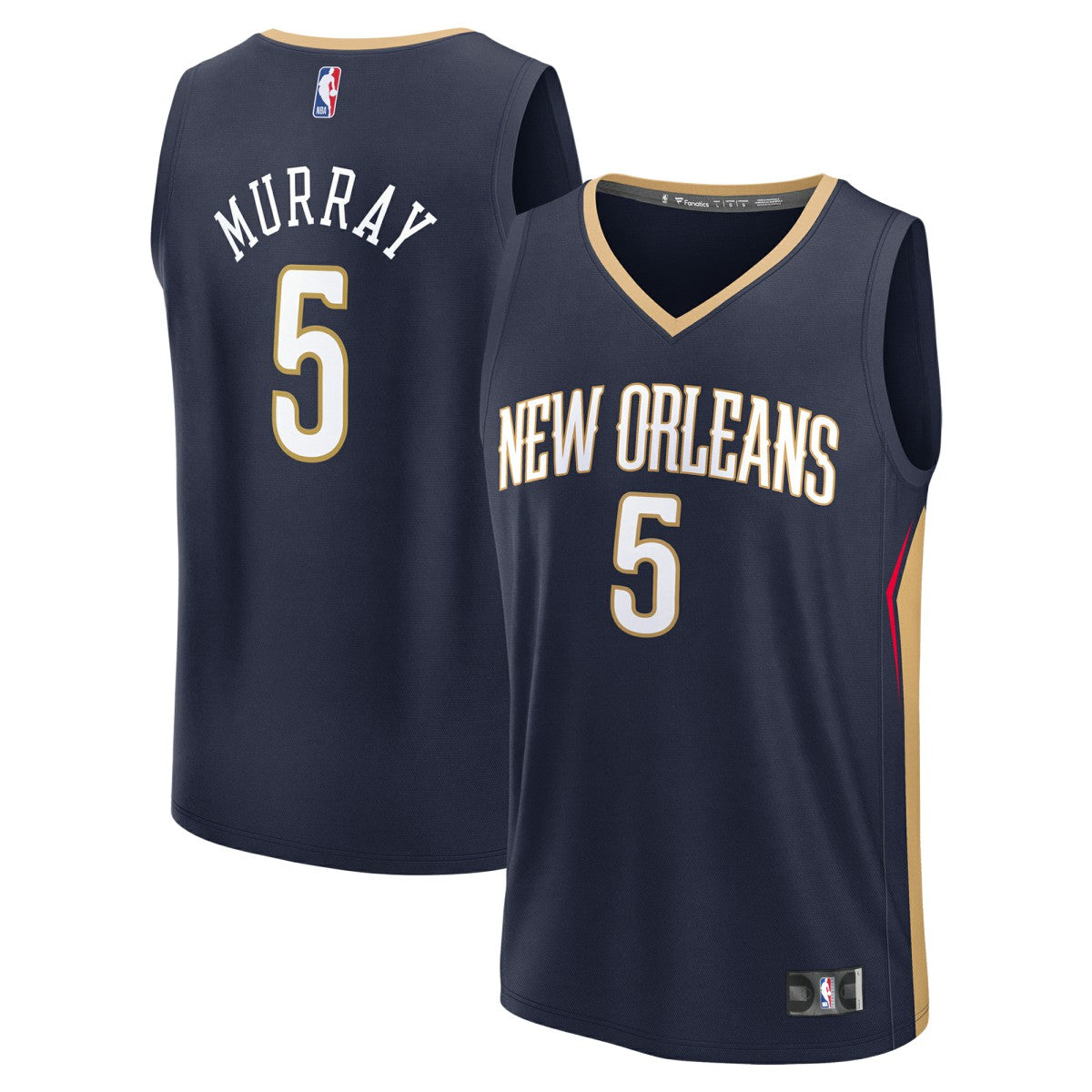 Dejounte Murray New Orleans Pelicans Fast Break Replica Player Jersey Icon Edition Navy - NBA