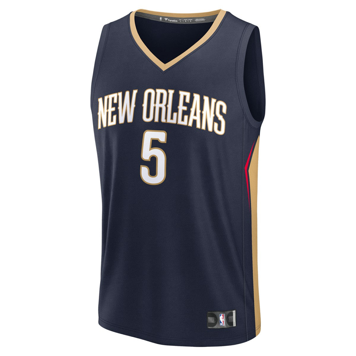 Dejounte Murray New Orleans Pelicans Fast Break Replica Player Jersey Icon Edition Navy - NBA