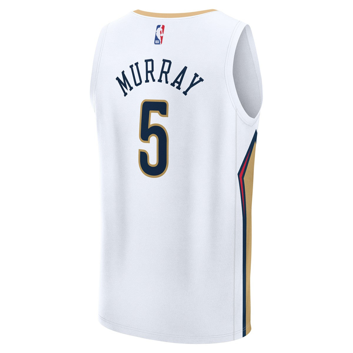 Dejounte Murray New Orleans Pelicans Fast Break Replica Player Jersey Association Edition White - NBA