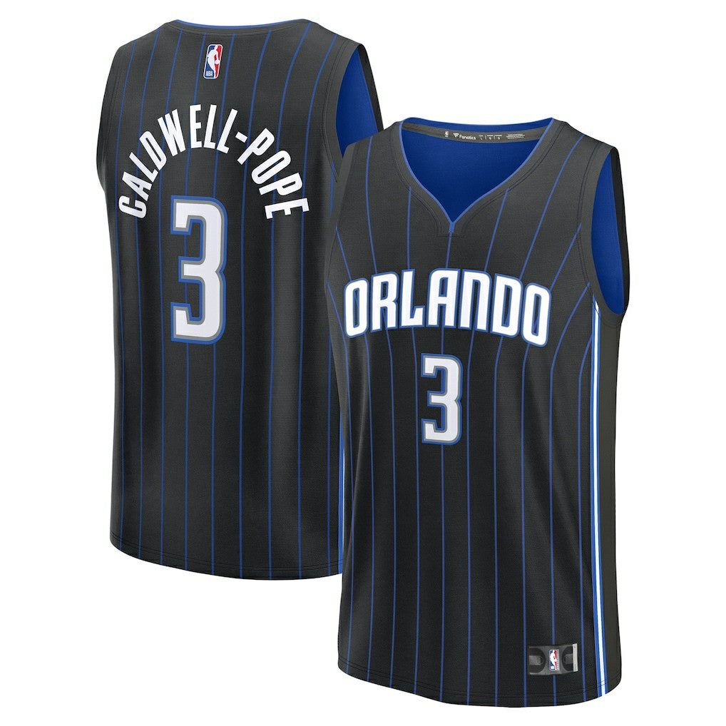 Kentavious Caldwell-Pope Orlando Magic Fast Break Replica Player Jersey Icon Edition Black - NBA
