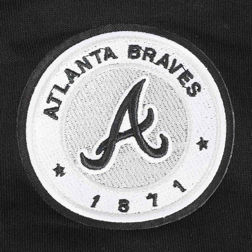 Atlanta Braves Pro Standard Women's Pearl Cropped Pullover Sweatshirt
 - MLB
