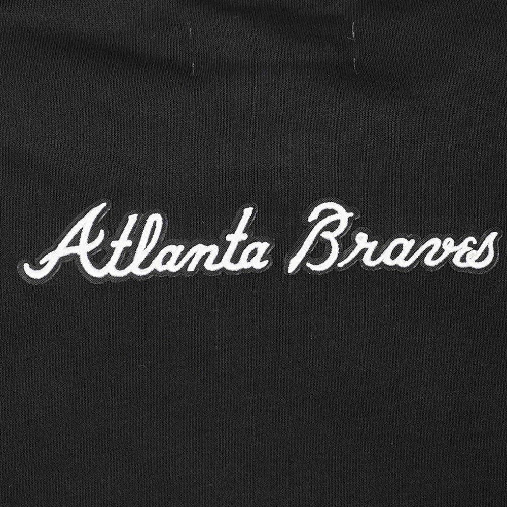 Atlanta Braves Pro Standard Women's Pearl Cropped Pullover Sweatshirt
 - MLB