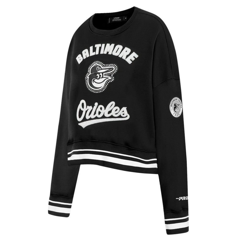 Baltimore Orioles Pro Standard Women's Pearl Cropped Pullover Sweatshirt
 - MLB