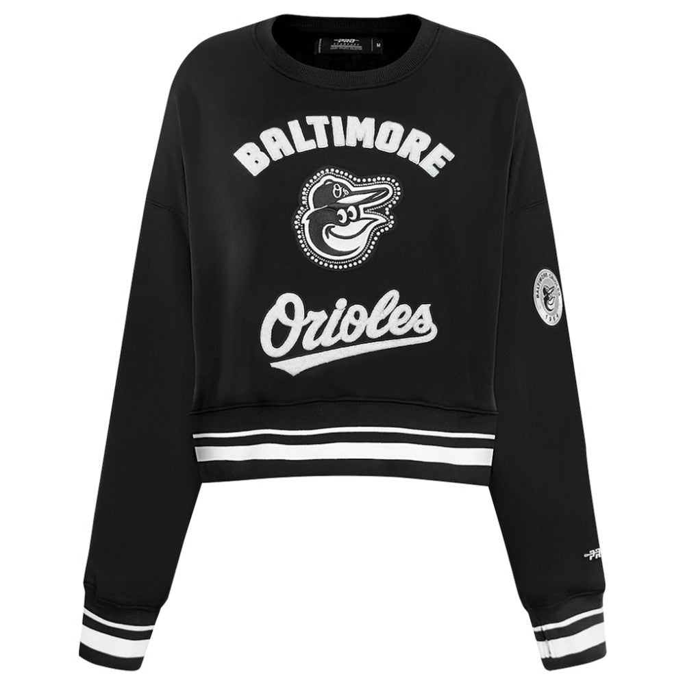 Baltimore Orioles Pro Standard Women's Pearl Cropped Pullover Sweatshirt
 - MLB