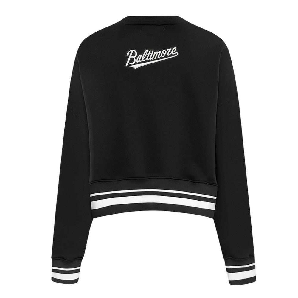 Baltimore Orioles Pro Standard Women's Pearl Cropped Pullover Sweatshirt
 - MLB