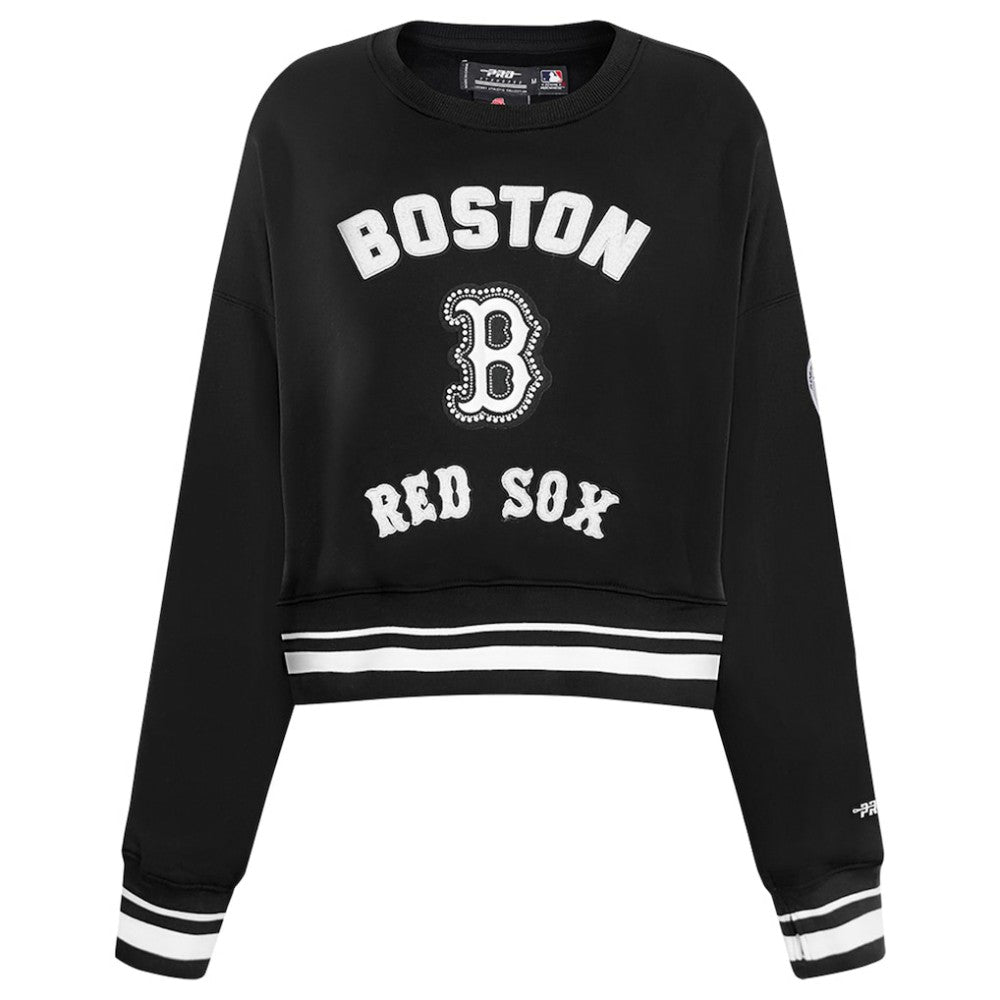 Boston Red Sox Pro Standard Women's Pearl Cropped Pullover Sweatshirt
 - MLB