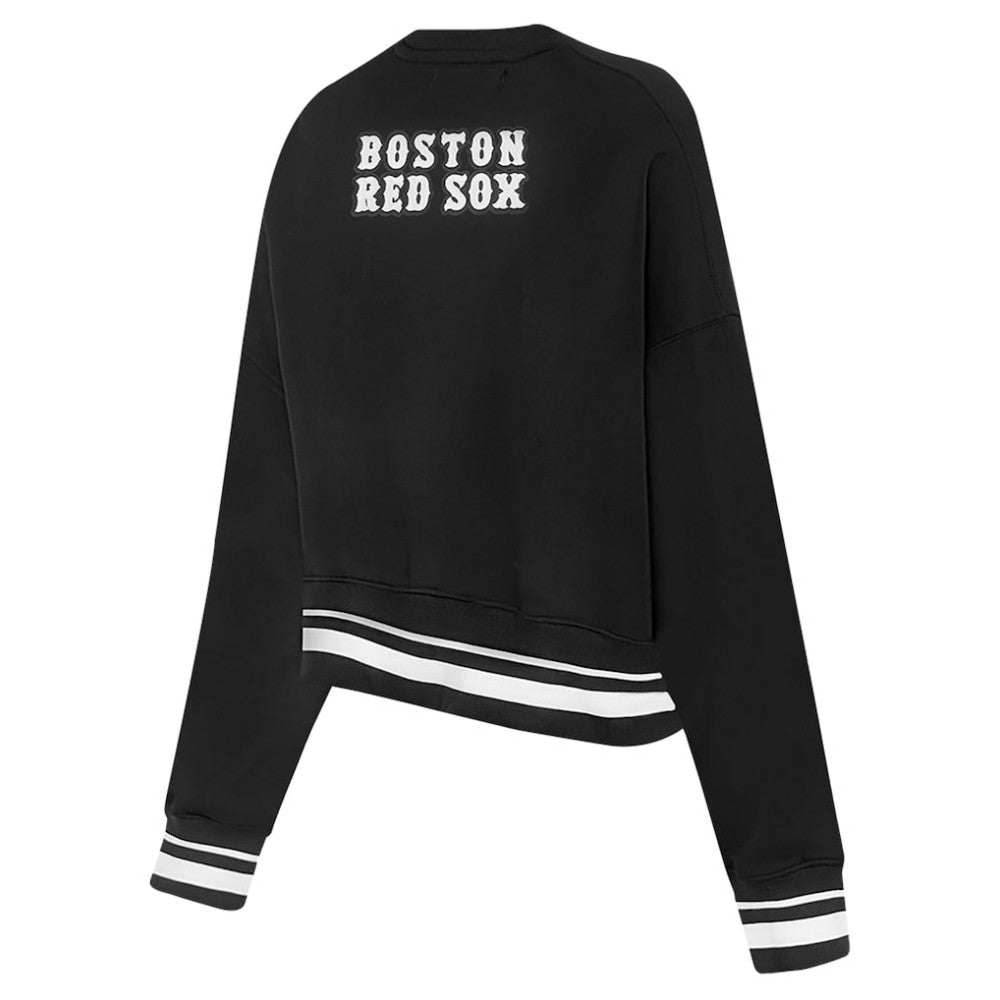 Boston Red Sox Pro Standard Women's Pearl Cropped Pullover Sweatshirt
 - MLB