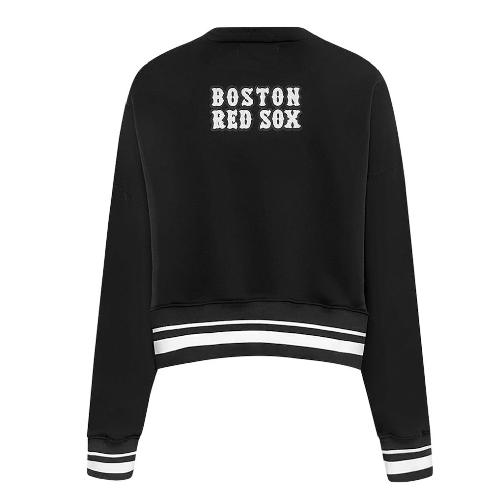 Boston Red Sox Pro Standard Women's Pearl Cropped Pullover Sweatshirt
 - MLB