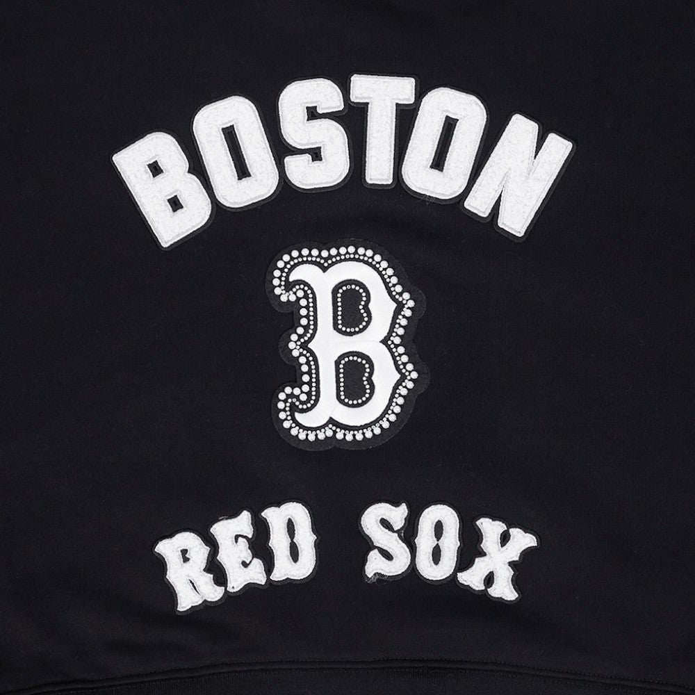 Boston Red Sox Pro Standard Women's Pearl Cropped Pullover Sweatshirt
 - MLB