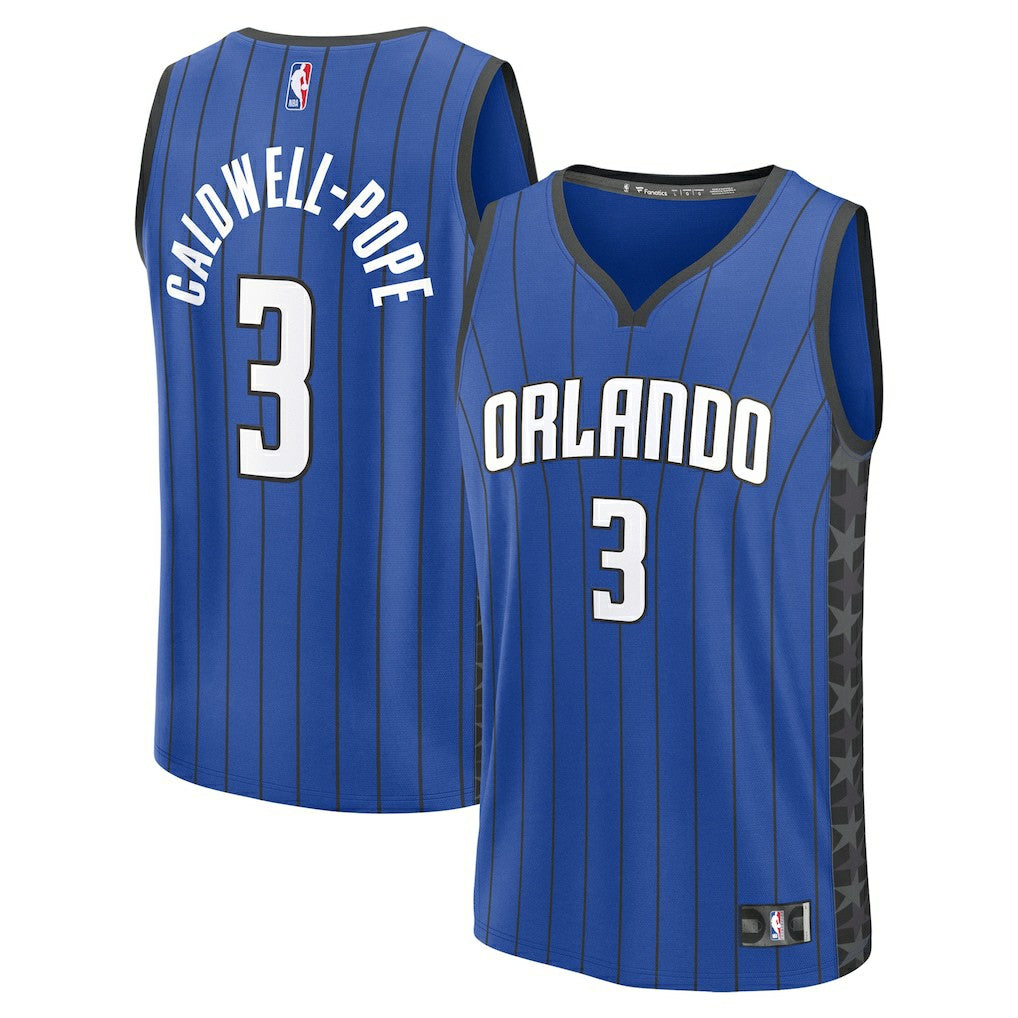 Kentavious Caldwell-Pope Orlando Magic Fast Break Replica Player Jersey Statement Edition Blue - NBA