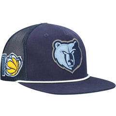Memphis Grizzlies Roper Trucker Snapback Hat Navy - NBA