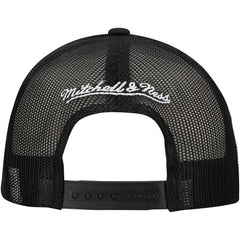 Brooklyn Nets Script Trucker Adjustable Hat Black - NBA