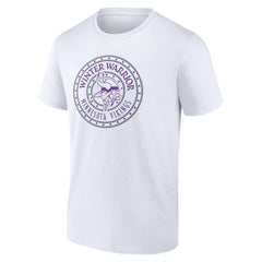 Minnesota Vikings Warriors Shield T-Shirt White | NFL