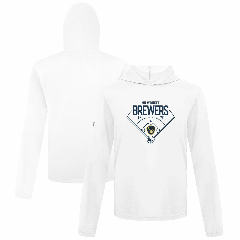 Milwaukee Brewers Levelwear Anthem Home Field Pullover Hoodie - MLB