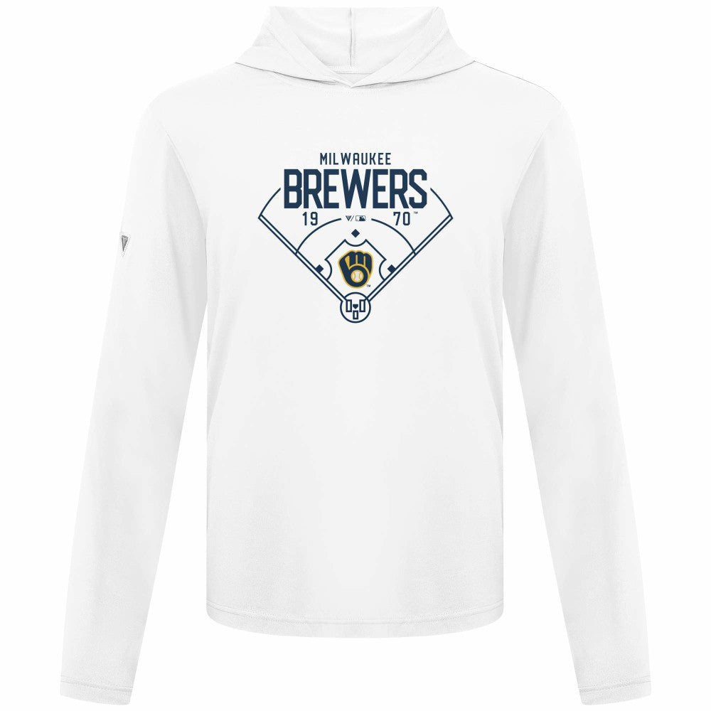 Milwaukee Brewers Levelwear Anthem Home Field Pullover Hoodie - MLB