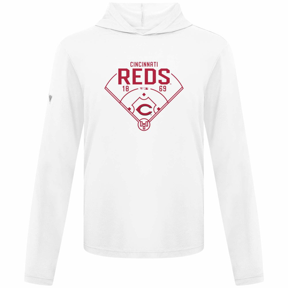 Cincinnati Reds Levelwear Anthem Home Field Pullover Hoodie - MLB