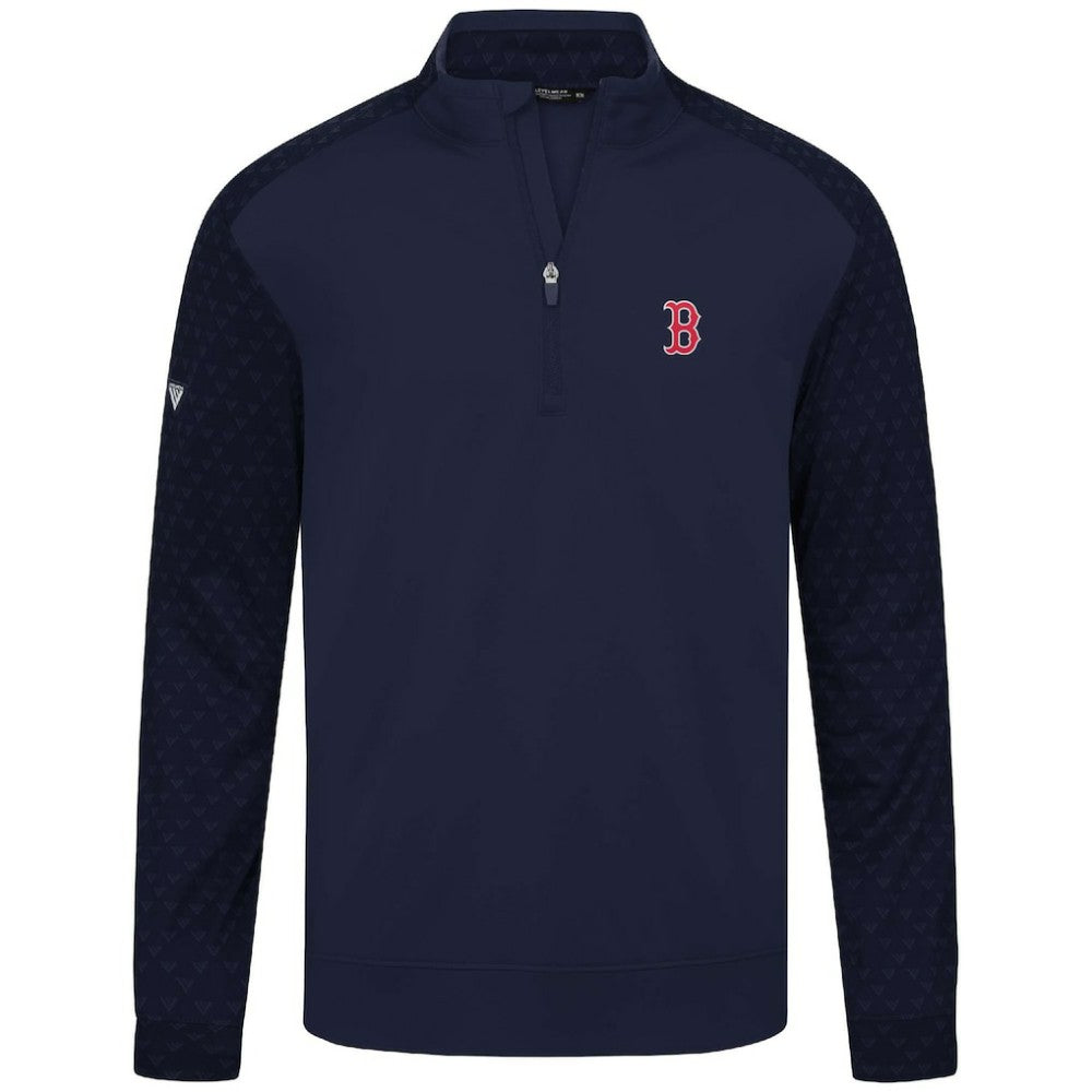 Boston Red Sox Levelwear Aztec Insignia 2.0 Quarter-Zip Pullover Top - MLB