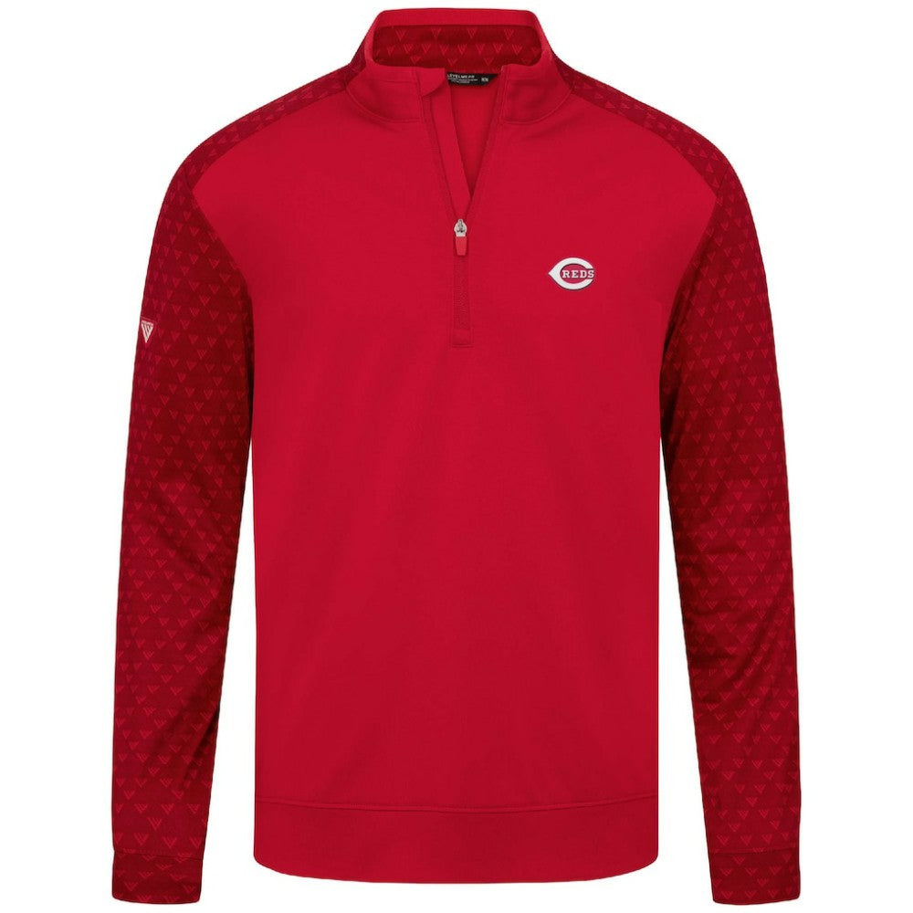 Cincinnati Reds Levelwear Aztec Insignia 2.0 Quarter-Zip Pullover Top - MLB