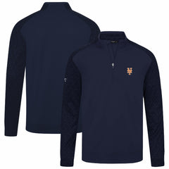New York Mets Levelwear Aztec Insignia 2.0 Quarter-Zip Pullover Top - MLB