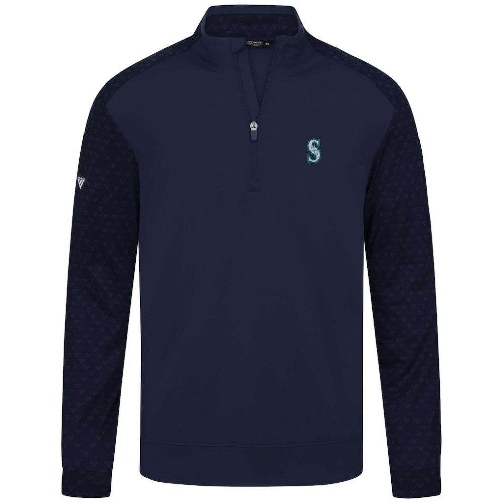 Seattle Mariners Levelwear Aztec Insignia 2.0 Quarter-Zip Pullover Top - MLB
