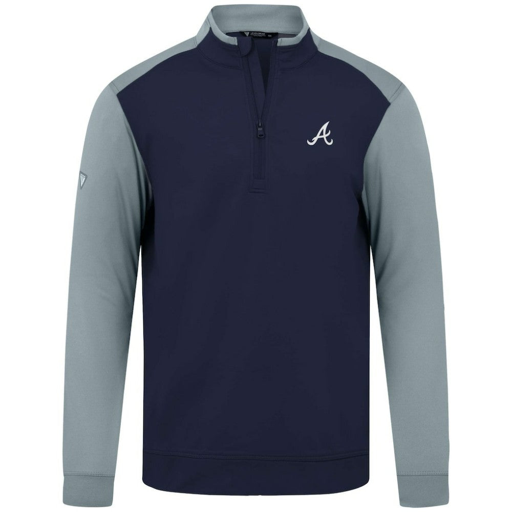Atlanta Braves Levelwear Insignia 2.0 Quarter-Zip Pullover Top - MLB