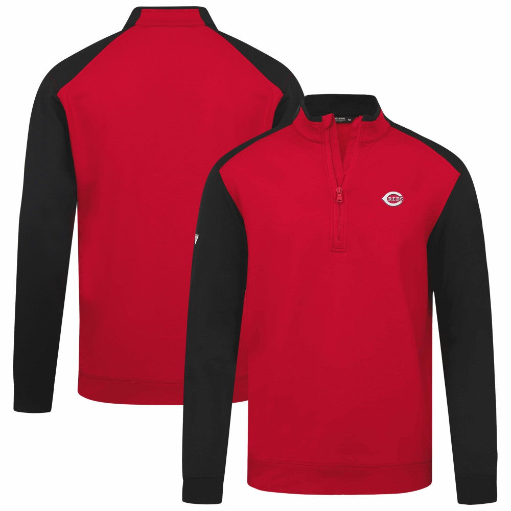 Cincinnati Reds Levelwear Insignia 2.0 Quarter-Zip Pullover Top - MLB