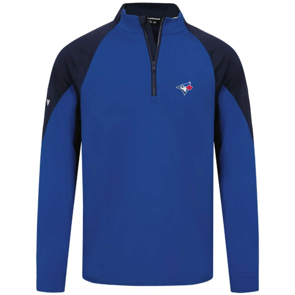Toronto Blue Jays Levelwear Cadet Insignia 2.0 Raglan Quarter-Zip Jacket - MLB