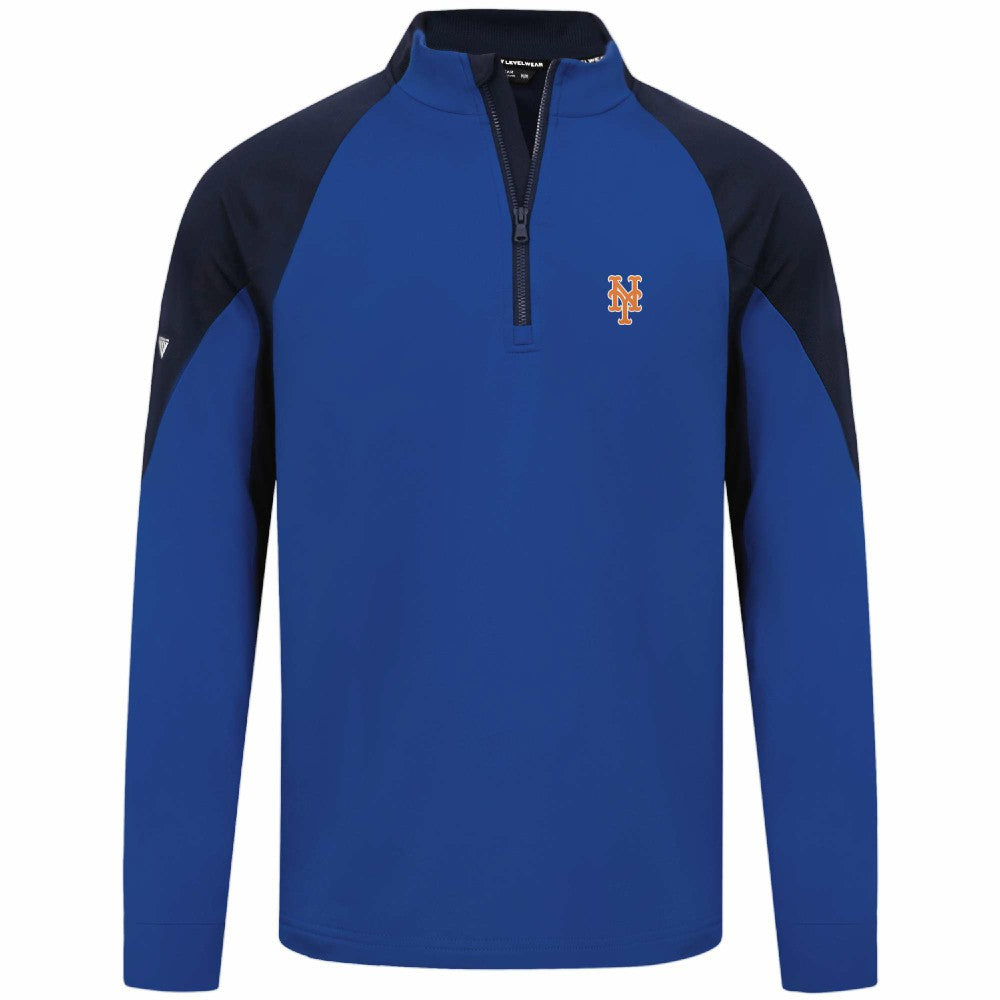 New York Mets Levelwear Cadet Insignia 2.0 Raglan Quarter-Zip Jacket - MLB