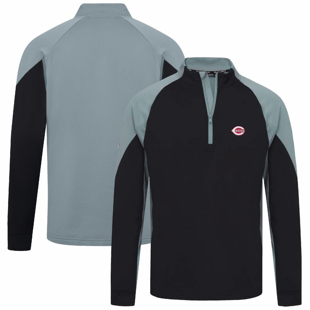 Cincinnati Reds Levelwear Cadet Insignia 2.0 Raglan Quarter-Zip Jacket - MLB