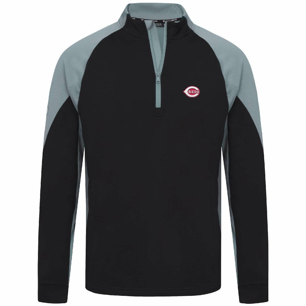 Cincinnati Reds Levelwear Cadet Insignia 2.0 Raglan Quarter-Zip Jacket - MLB
