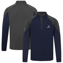 Atlanta Braves Levelwear Cadet Insignia 2.0 Raglan Quarter-Zip Jacket - MLB
