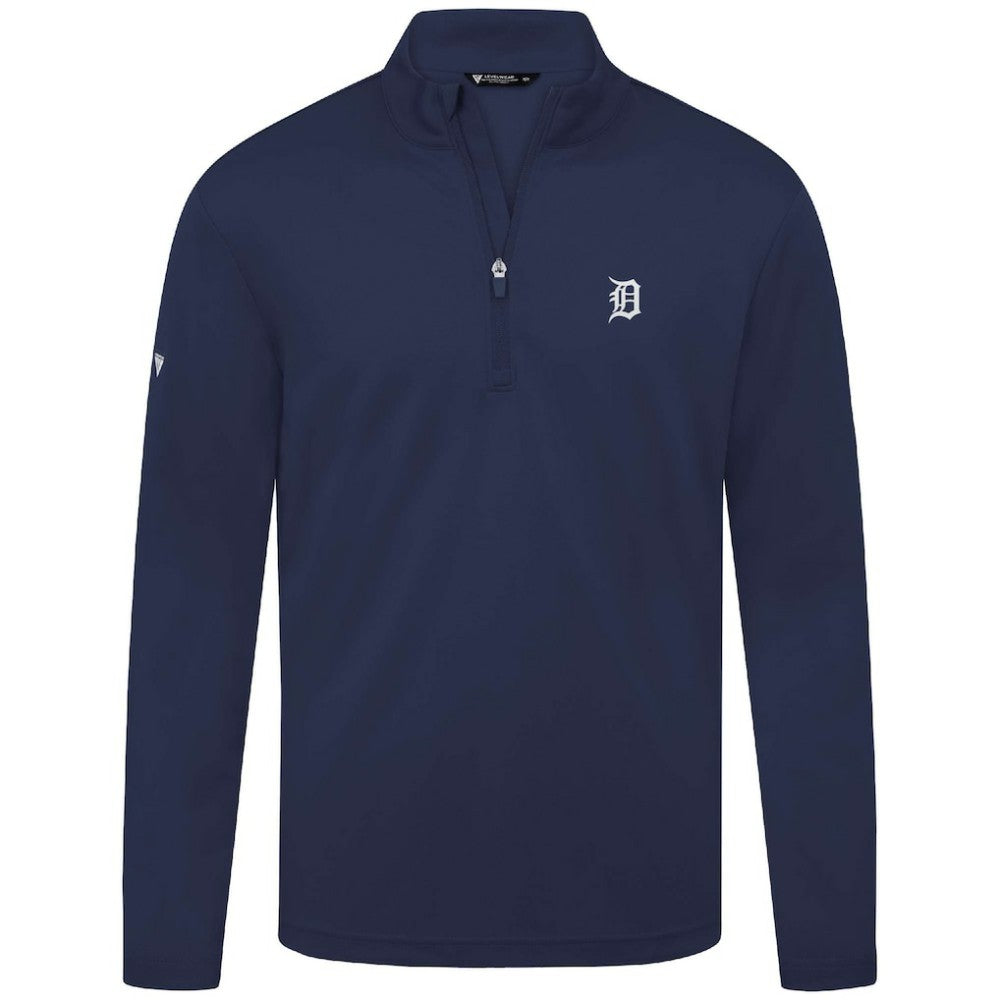 Detroit Tigers Levelwear Heron Insignia 2.0 Quarter-Zip Jacket - MLB