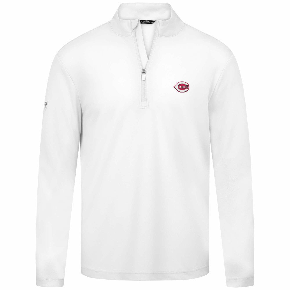 Cincinnati Reds Levelwear Heron Insignia 2.0 Quarter-Zip Jacket - MLB