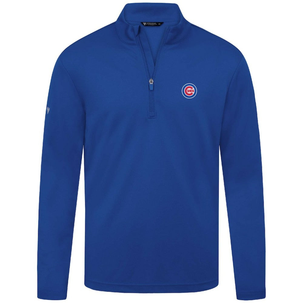 Chicago Cubs Levelwear Heron Insignia 2.0 Quarter-Zip Jacket - MLB