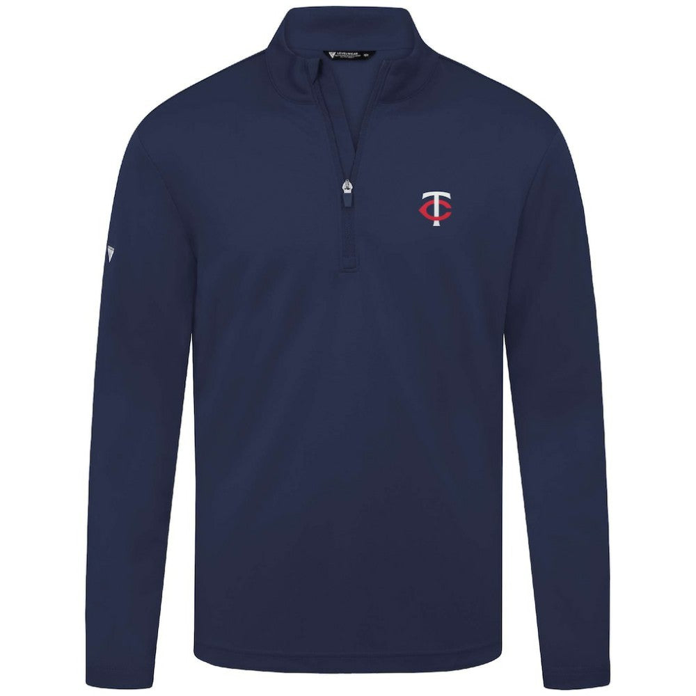 Minnesota Twins Levelwear Heron Insignia 2.0 Quarter-Zip Jacket - MLB