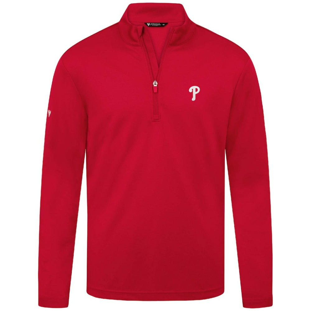 Philadelphia Phillies Levelwear Heron Insignia 2.0 Quarter-Zip Jacket - MLB
