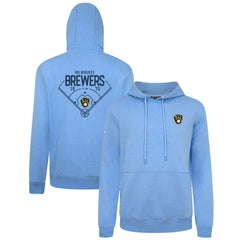 Milwaukee Brewers Levelwear Podium Primary Pullover Hoodie - MLB