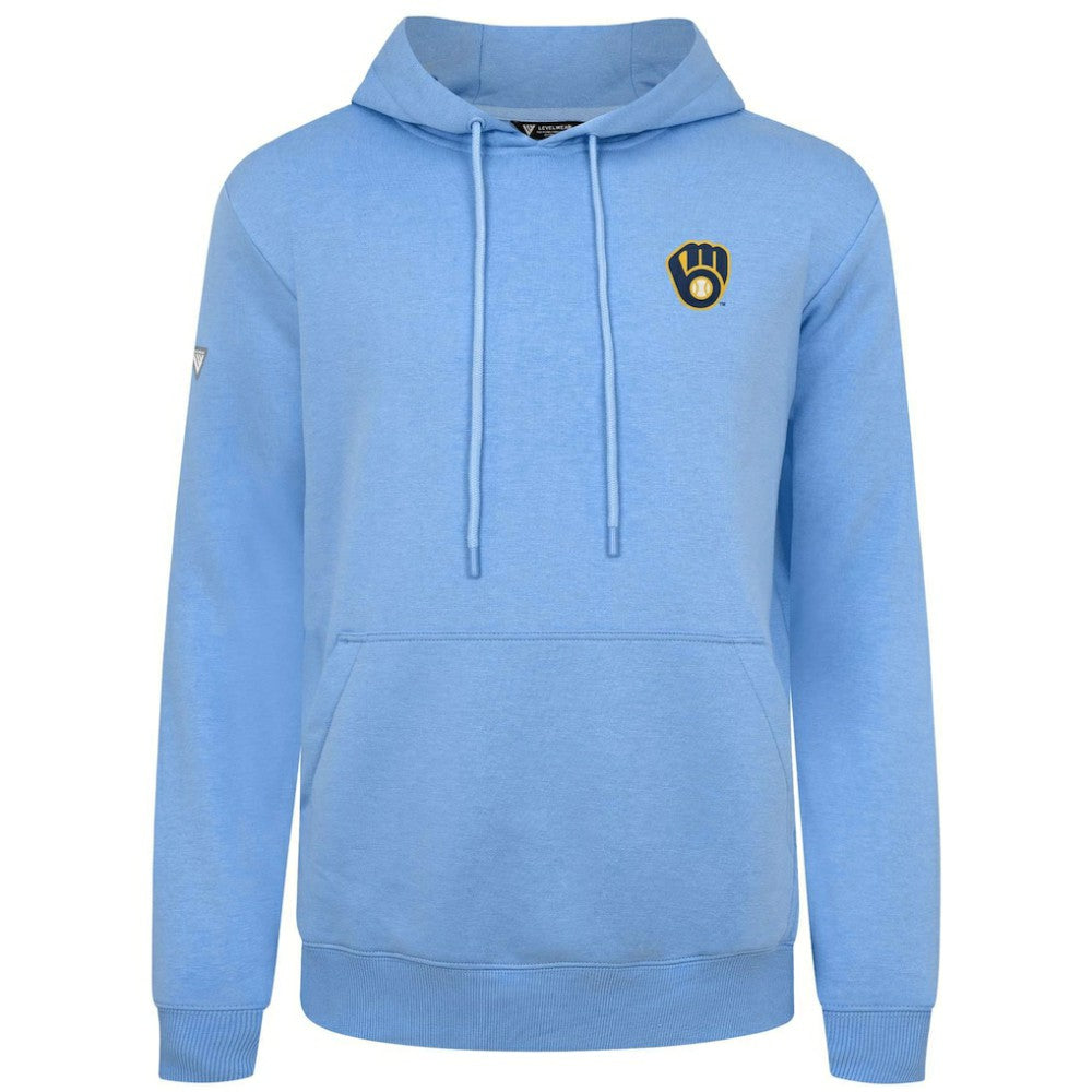 Milwaukee Brewers Levelwear Podium Primary Pullover Hoodie - MLB