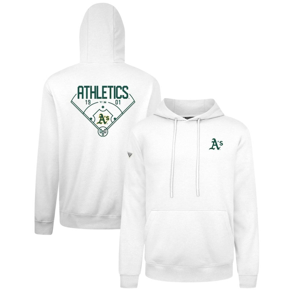 Athletics Levelwear Podium Primary Pullover Hoodie - MLB