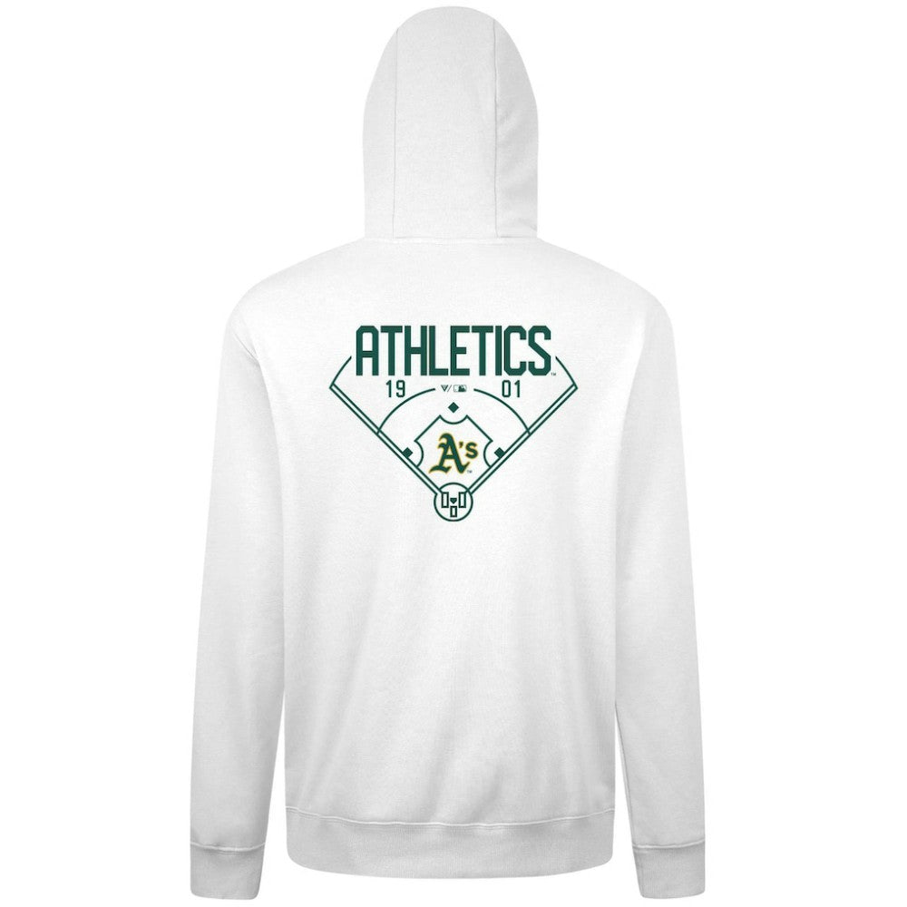 Athletics Levelwear Podium Primary Pullover Hoodie - MLB