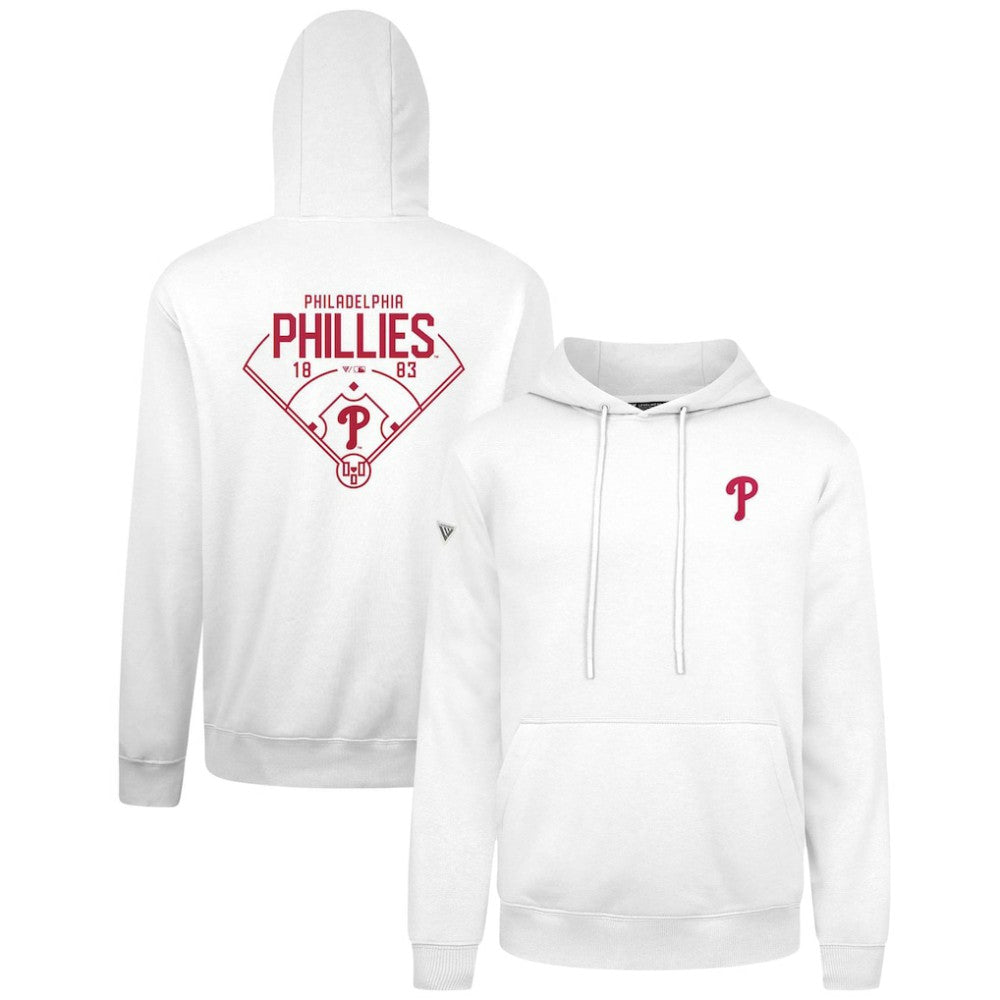Philadelphia Phillies Levelwear Podium Primary Pullover Hoodie - MLB
