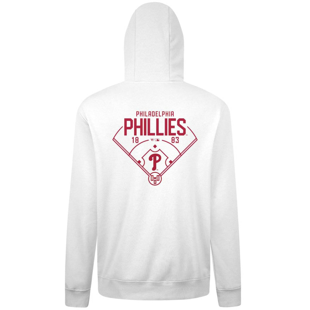 Philadelphia Phillies Levelwear Podium Primary Pullover Hoodie - MLB