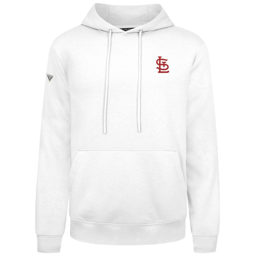 St. Louis Cardinals Levelwear Podium Primary Pullover Hoodie - MLB