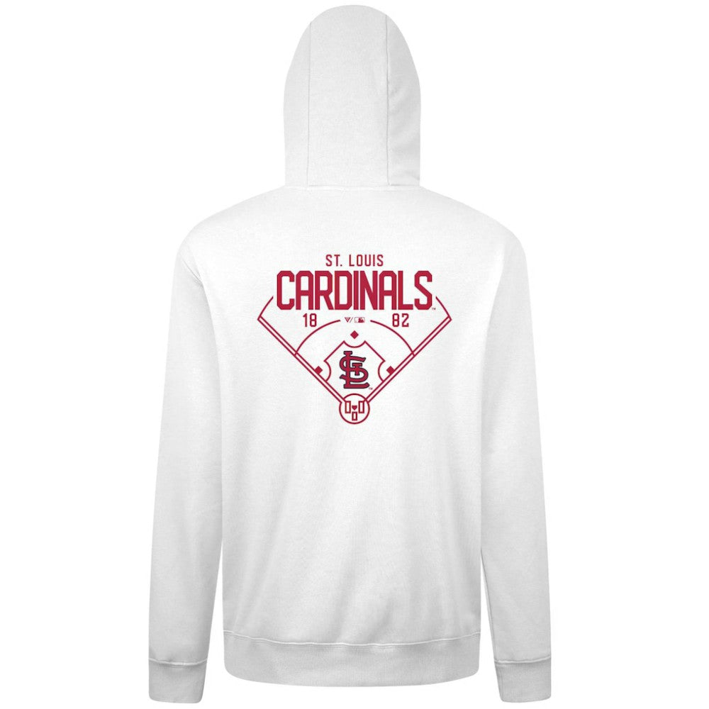 St. Louis Cardinals Levelwear Podium Primary Pullover Hoodie - MLB